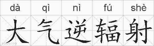 大气逆辐射的拼音