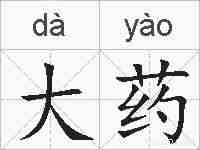 大药的拼音