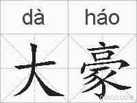 大豪的拼音