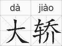 大轿的拼音