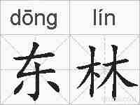 东林的拼音