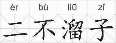 二不溜子的拼音