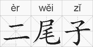 二尾子的拼音