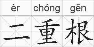 二重根的拼音
