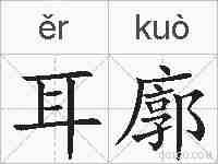 耳廓的拼音