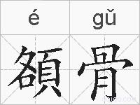 頟骨的拼音