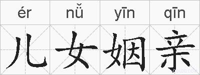 儿女姻亲的拼音