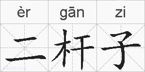 二杆子的拼音