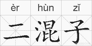 二混子的拼音