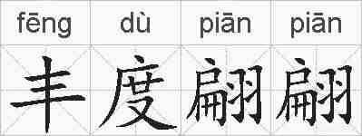 丰度翩翩的拼音