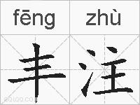 丰注的拼音