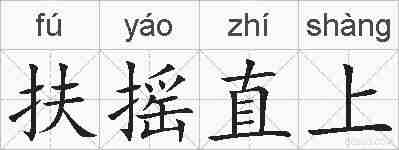 扶摇直上的拼音