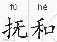 抚和的拼音