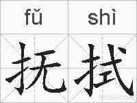 抚拭的拼音