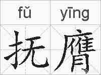 抚膺的拼音