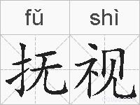 抚视的拼音