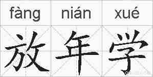 放年学的拼音