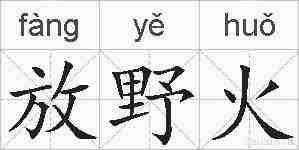 放野火的拼音