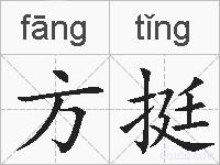 方挺的拼音