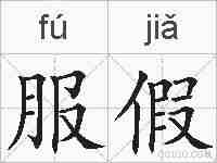 服假的拼音
