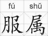 服属的拼音