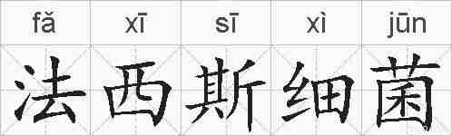 法西斯细菌的拼音