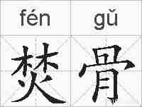 焚骨的拼音