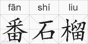 番石榴的拼音