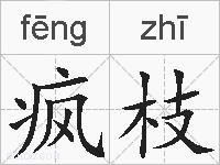 疯枝的拼音