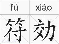 符効的拼音
