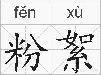 粉絮的拼音
