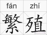 繁殖的拼音