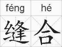 缝合的拼音