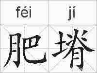 肥塉的拼音