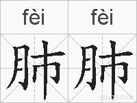 肺肺的拼音
