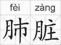 肺脏的拼音