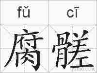 腐髊的拼音