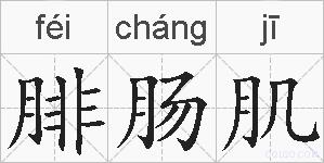腓肠肌的拼音