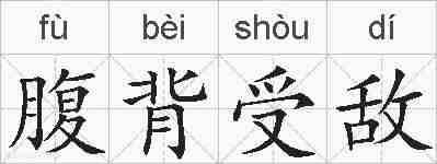 腹背受敌的拼音
