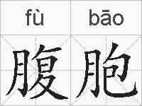 腹胞的拼音