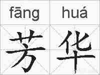 芳华的拼音