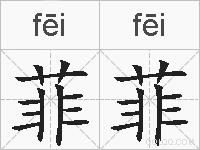 菲菲的拼音