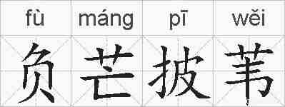 负芒披苇的拼音