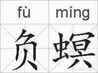 负螟的拼音