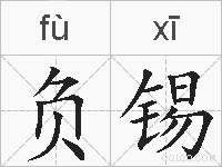 负锡的拼音