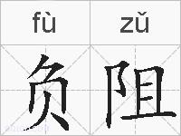 负阻的拼音