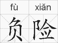 负险的拼音