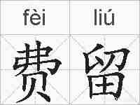 费留的拼音