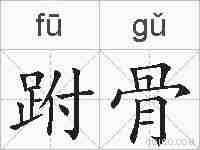 跗骨的拼音