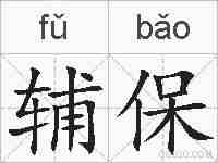 辅保的拼音